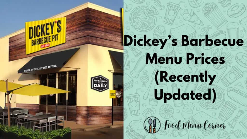 dickey’s barbecue menu prices food menu corner