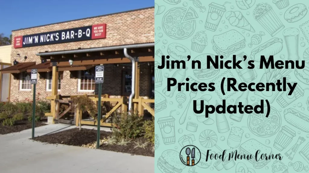 jim n nick's menu prices food menu corner
