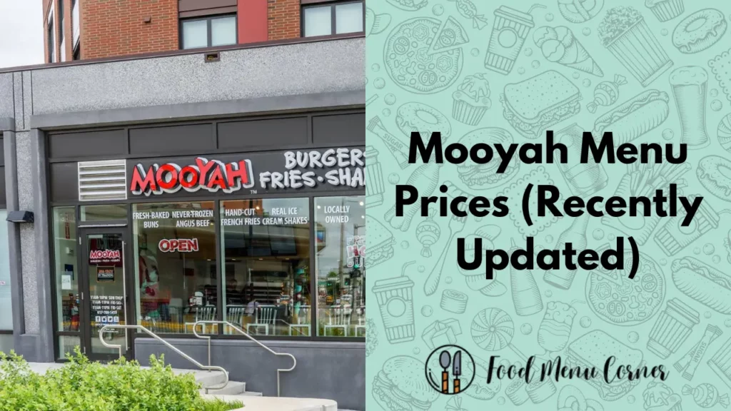 mooyah menu prices food menu corner