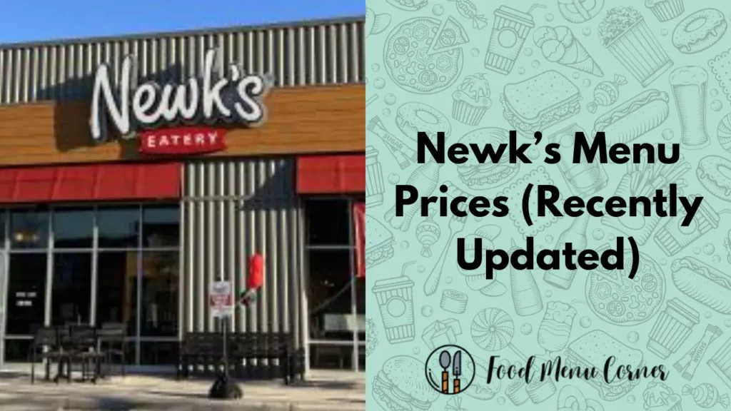 newk’s menu prices food menu corner
