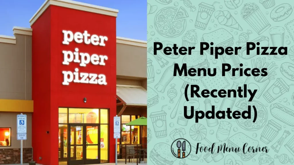 peter piper pizza menu prices food menu corner