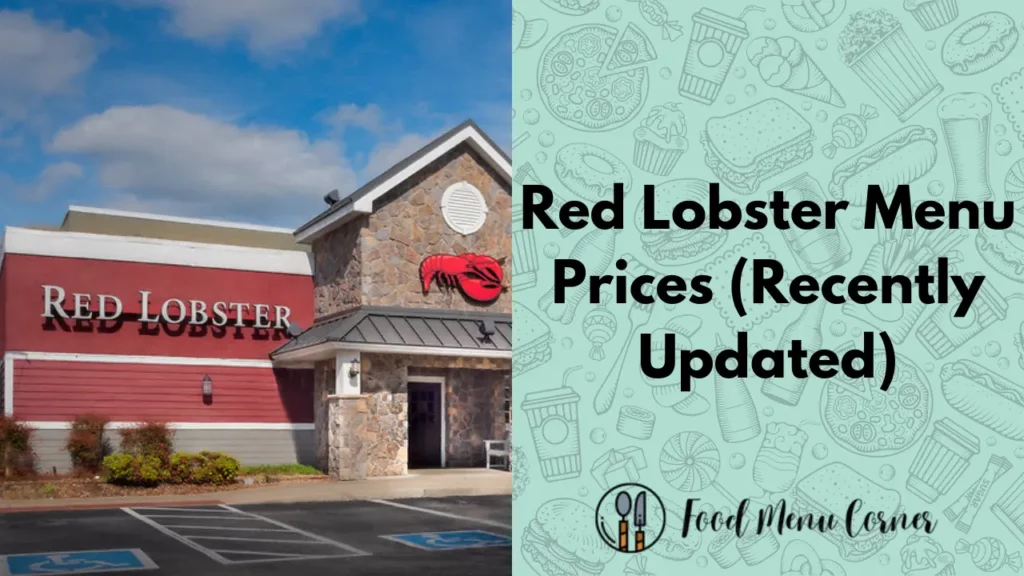 red lobster menu prices food menu corner