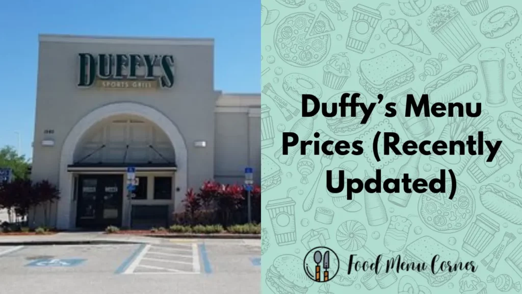 duffy’s menu prices food menu corner