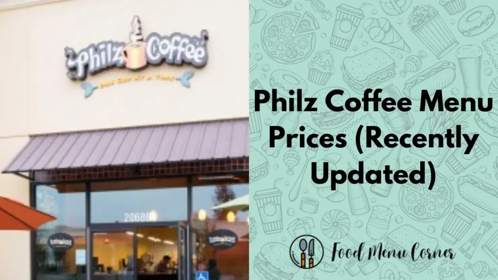 philz coffee menu prices food menu corner